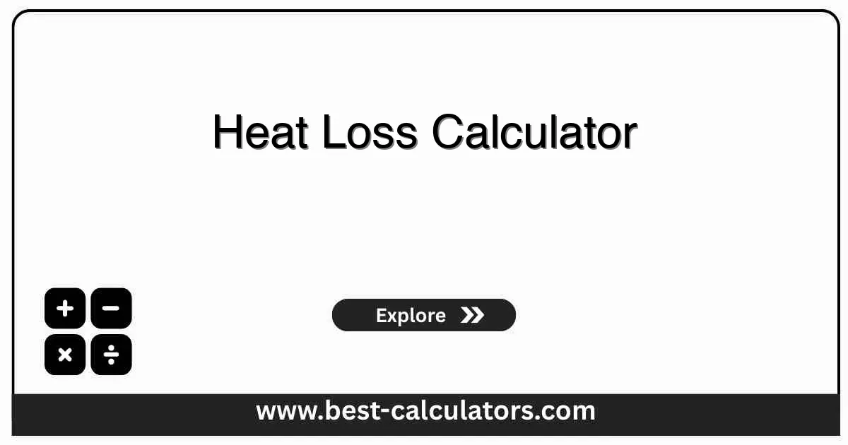 Heat Loss Calculator - Free online tool to calculate room heating requirements in BTUs