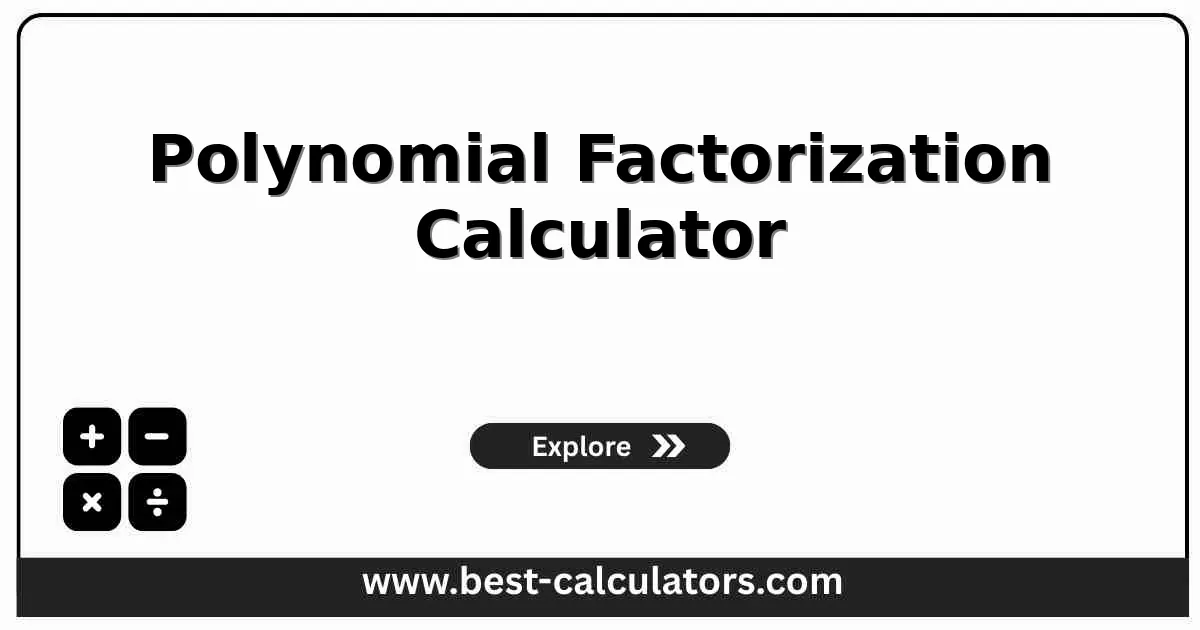 Polynomial Factorization Calculator - Free online tool to factor quadratic polynomials with step-by-step methods using GCF, AC method, and grouping