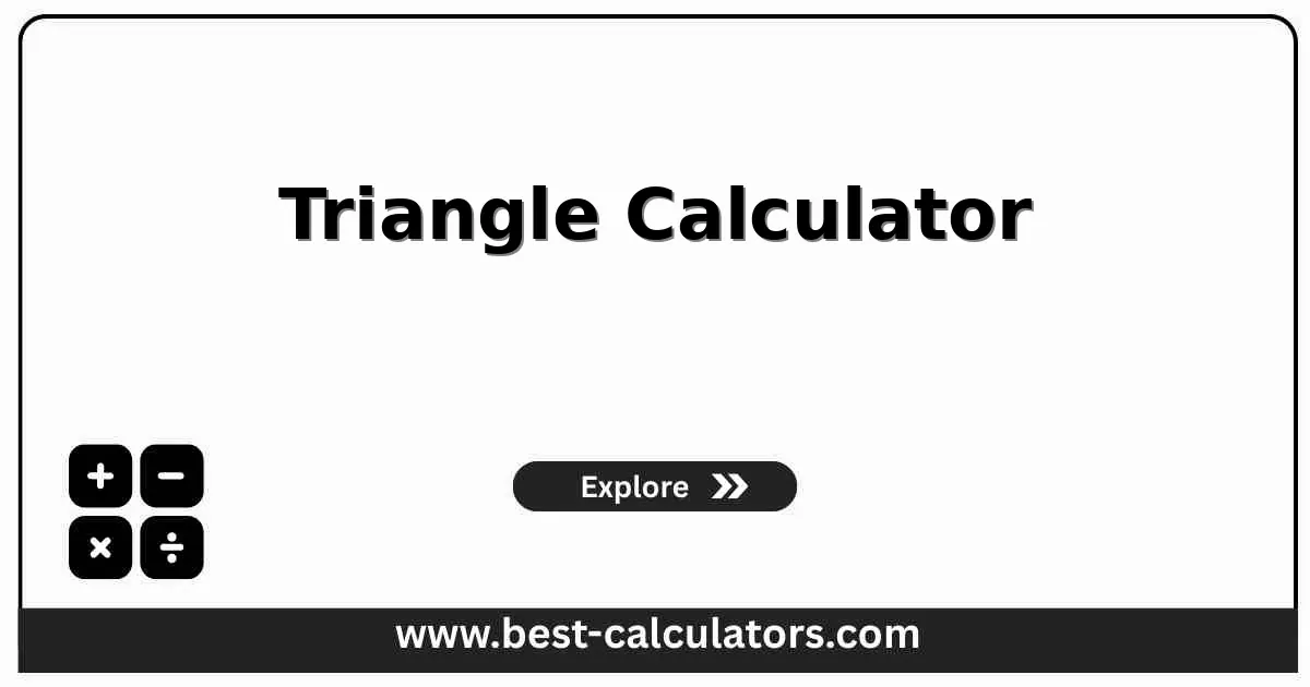 Triangle Calculator - Free online calculator to calculate triangle area, perimeter, and angles with instant results and detailed breakdown